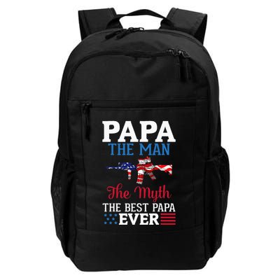 Happy Independence Papa The Man The Myth The Best Papa Ever Backpack