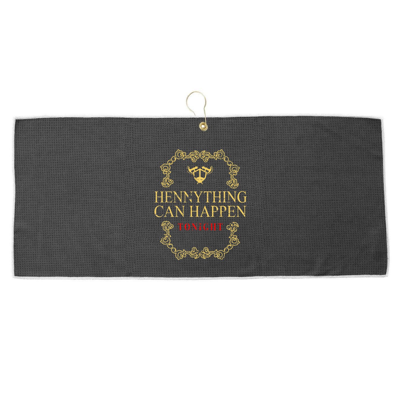 Hennything Is Possible For Women Henny Gang Large Microfiber Waffle Golf Towel
