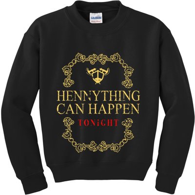 Hennything Is Possible For Women Henny Gang Kids Sweatshirt
