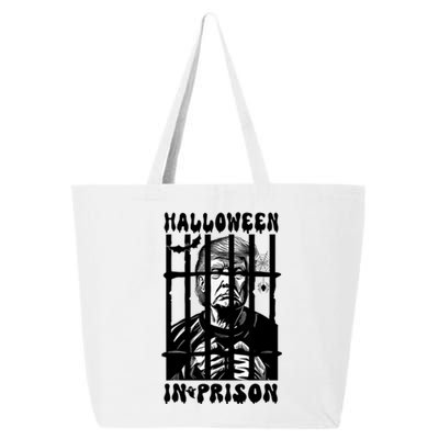 Halloween In Prison Funny Donald Trump Mug Shot Political 25L Jumbo Tote