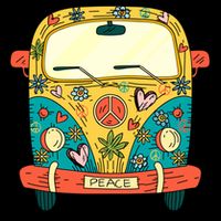 Hippe Peace Van Cooling Performance Crew T-Shirt