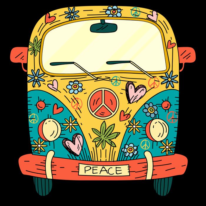 Hippe Peace Van Cooling Performance Crew T-Shirt