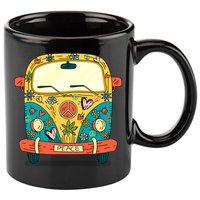 Hippe Peace Van 11oz C Handle Ceramic Mug