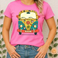 Hippe Peace Van Womens T-Shirt