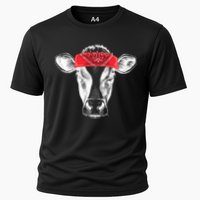 Hippie Cow Red Bandanna  Cooling Performance Crew T-Shirt
