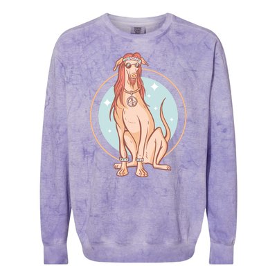 Hippie Dog Colorblast Crewneck Sweatshirt