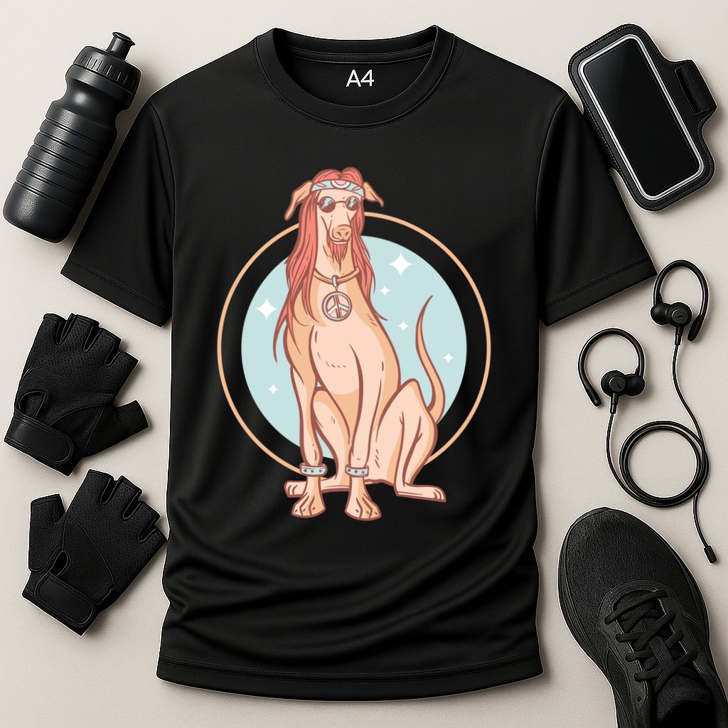 Hippie Dog Cooling Performance Crew T-Shirt