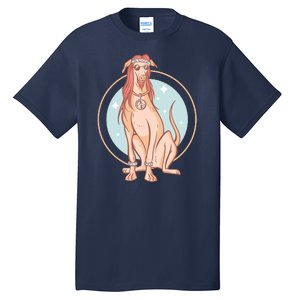 Hippie Dog Tall T-Shirt