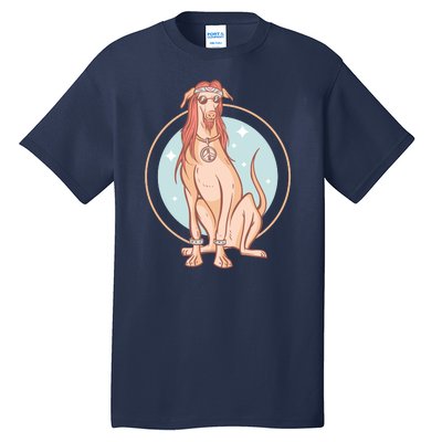 Hippie Dog Tall T-Shirt