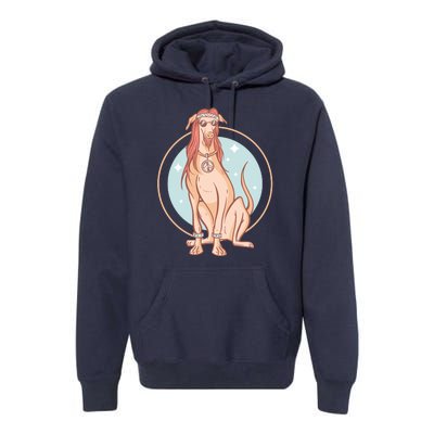 Hippie Dog Premium Hoodie