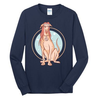 Hippie Dog Tall Long Sleeve T-Shirt