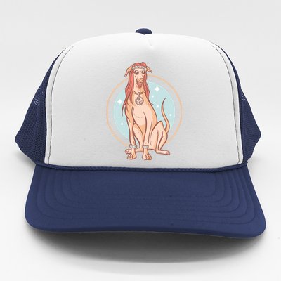 Hippie Dog Trucker Hat