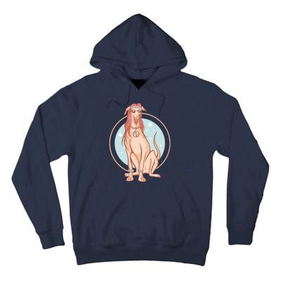 Hippie Dog Tall Hoodie