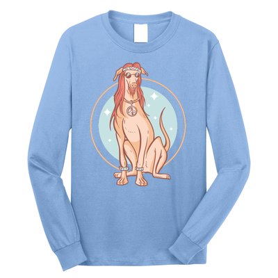 Hippie Dog Long Sleeve Shirt