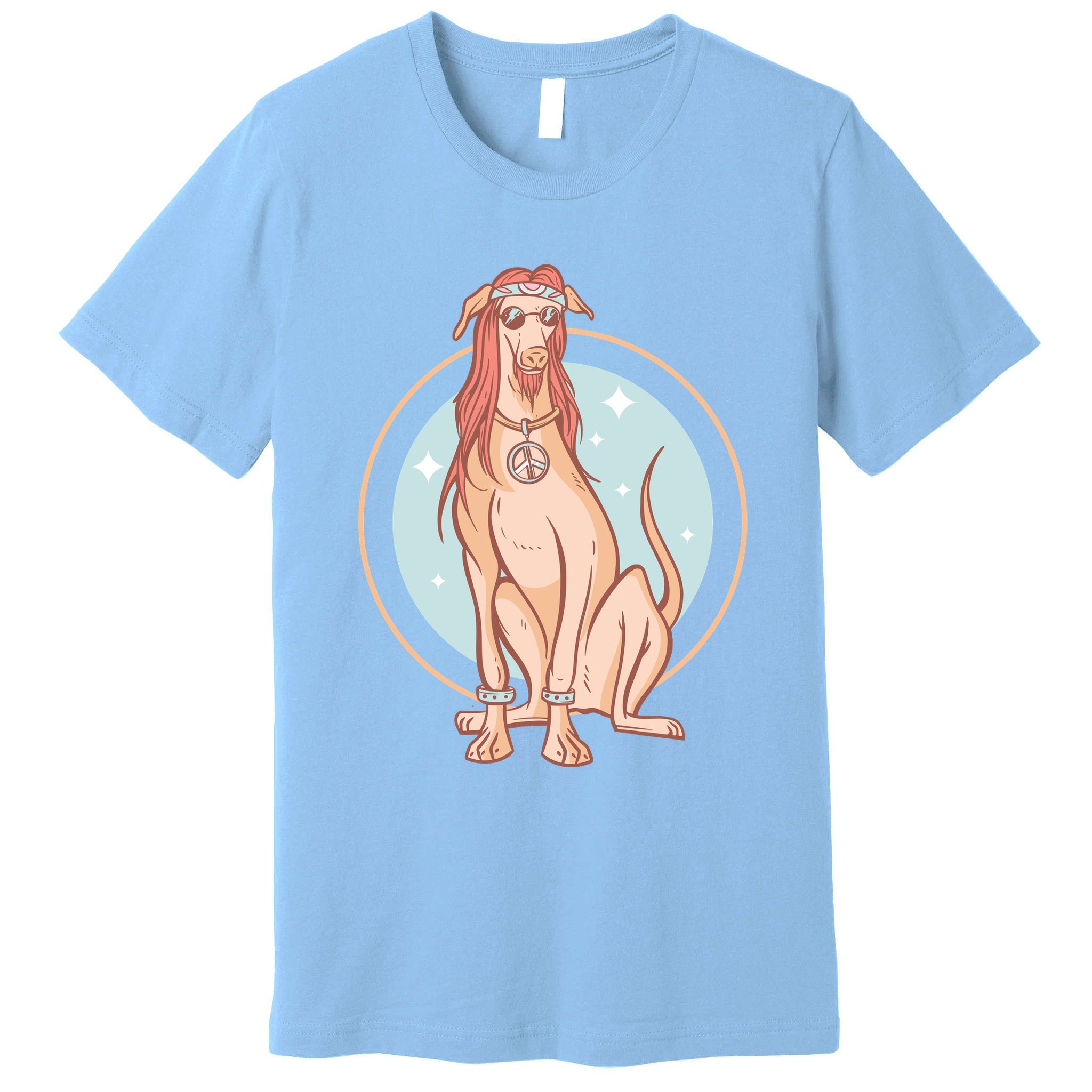 Hippie Dog Premium T-Shirt
