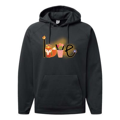 Hippie Love Spring Performance Fleece Hoodie