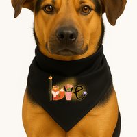 Hippie Love Spring USA-Made Doggie Bandana