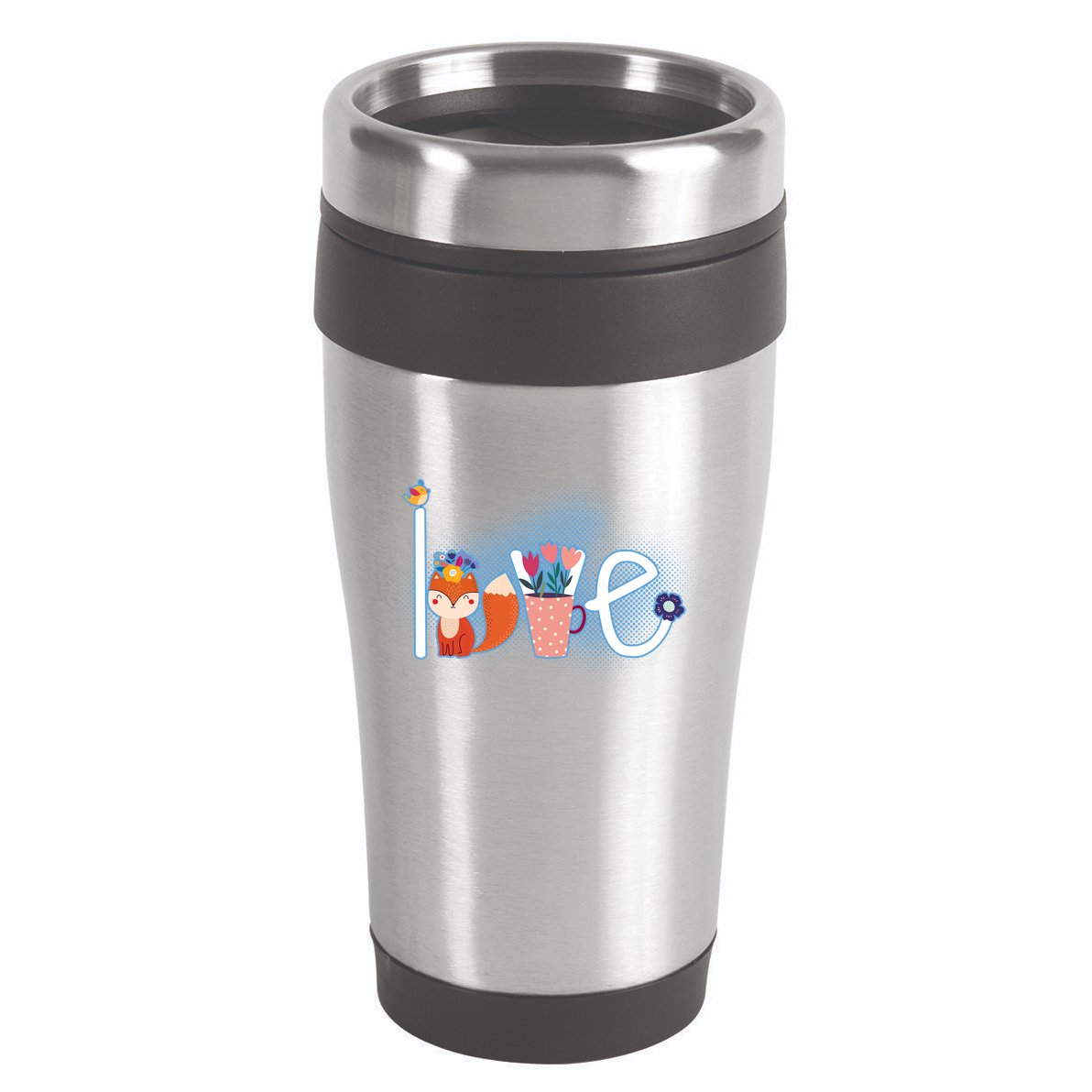 Hippie Love Spring 16oz Travel Tumbler