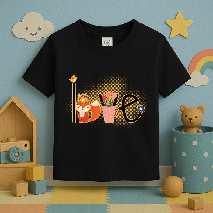 Hippie Love Spring Toddler T-Shirt