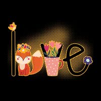 Hippie Love Spring Toddler T-Shirt