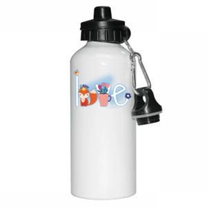 Hippie Love Spring Aluminum Water Bottle