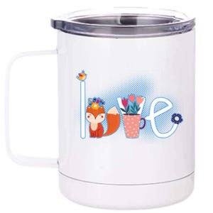 Hippie Love Spring 12 oz Stainless Steel Tumbler Cup