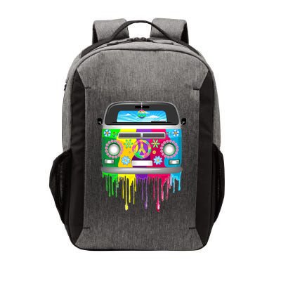 Hippie Van Dripping Rainbow Vector Backpack