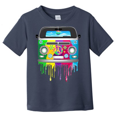 Hippie Van Dripping Rainbow Toddler T-Shirt