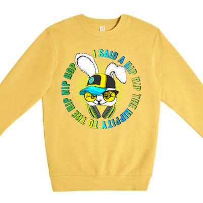 Hippity Hip Hop Bunny Premium Crewneck Sweatshirt