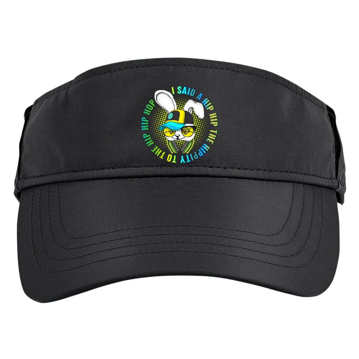Hippity Hip Hop Bunny Adult Drive Performance Visor