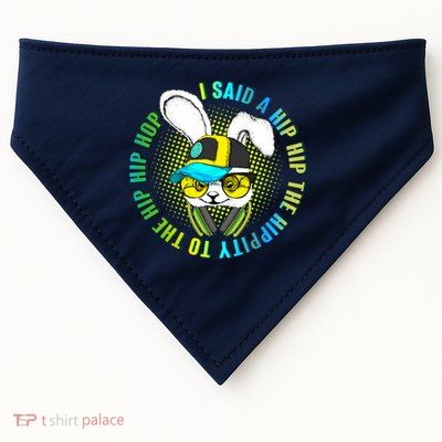 Hippity Hip Hop Bunny USA-Made Doggie Bandana
