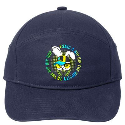 Hippity Hip Hop Bunny 7-Panel Snapback Hat