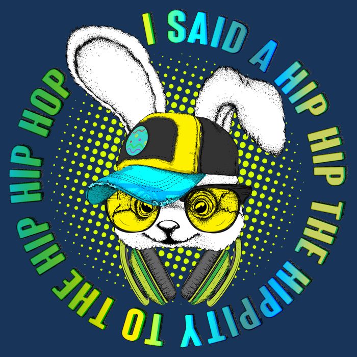 Hippity Hip Hop Bunny 16 in Basic Backpack