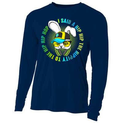 Hippity Hip Hop Bunny Cooling Performance Long Sleeve Crew