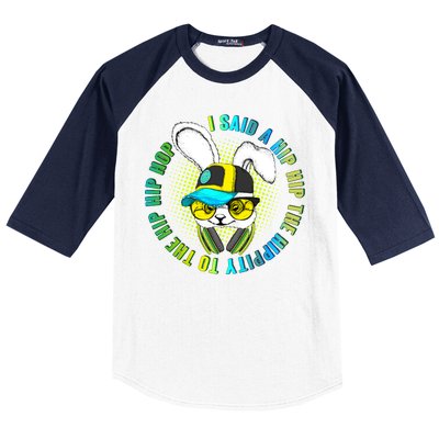 Hippity Hip Hop Bunny Baseball Sleeve Shirt