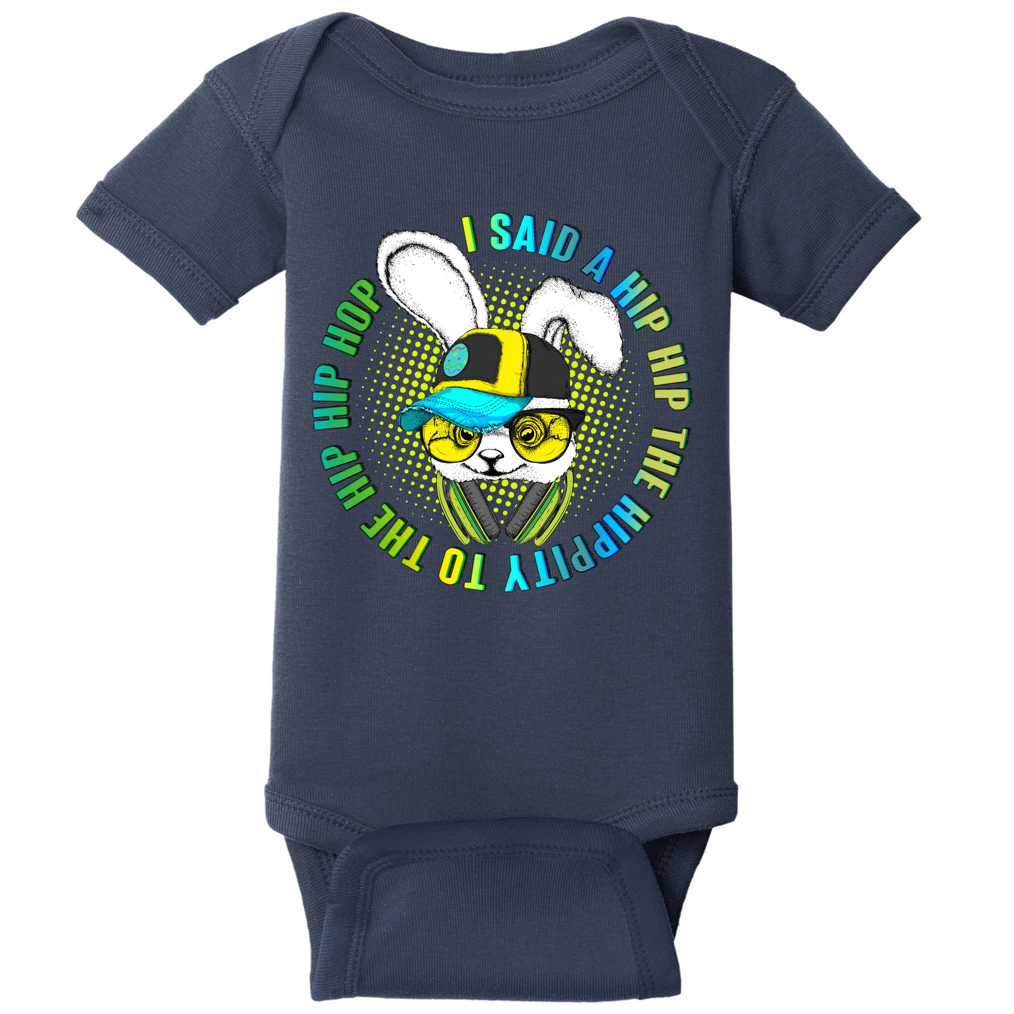 Hippity Hip Hop Bunny Baby Bodysuit