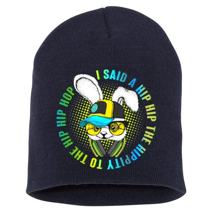 Hippity Hip Hop Bunny Short Acrylic Beanie