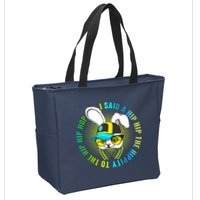 Hippity Hip Hop Bunny Zip Tote Bag
