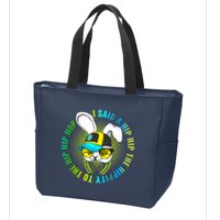Hippity Hip Hop Bunny Zip Tote Bag