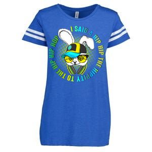 Hippity Hip Hop Bunny Enza Ladies Jersey Football T-Shirt