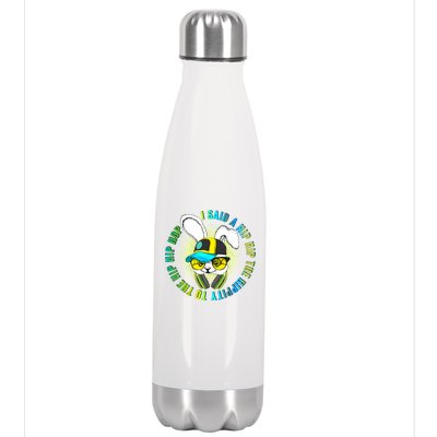 Hippity Hip Hop Bunny Stainless Steel Insulated Water Bottle