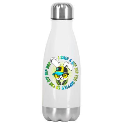 Hippity Hip Hop Bunny Stainless Steel Insulated Water Bottle