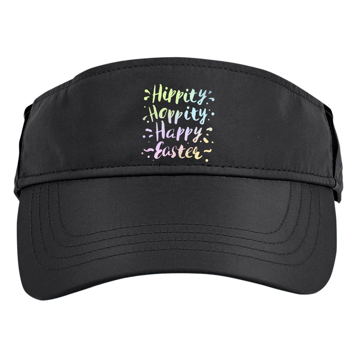 Hippity Hoppity Happy Easter Adult Drive Performance Visor
