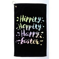 Hippity Hoppity Happy Easter Golf Towel