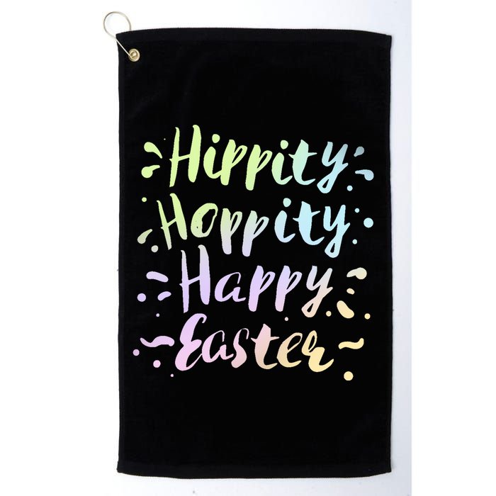 Hippity Hoppity Happy Easter Golf Towel