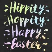 Hippity Hoppity Happy Easter Golf Towel