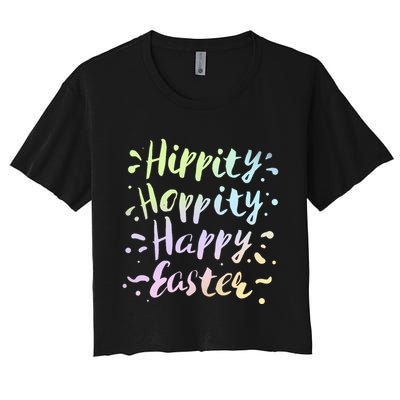Hippity Hoppity Happy Easter Crop Top