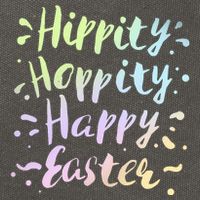 Hippity Hoppity Happy Easter Cotton Canvas Backpack