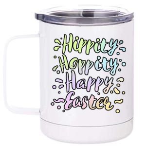 Hippity Hoppity Happy Easter 12 oz Stainless Steel Tumbler Cup