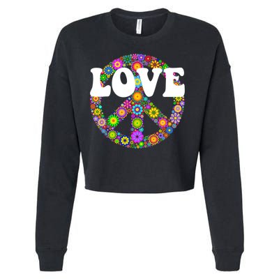 Hippy Love Cropped Pullover Crew
